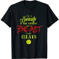 Im A Beauty In The Streets And Beast Cleats T Shirt for Men — Mens T Shirts