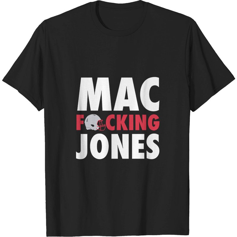 T-shirt Mac Jones | T-shirt de football des Patriots de la Nouvelle-Angleterre — T-shirts pour hommes