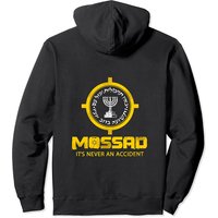 Mossad IDF It's Never An Accident Pullover Hoodie — Mens Hoodies
