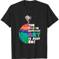 Earth Without Art Is Just Eh - T-shirt pour hommes Planet Art — T-shirts pour hommes