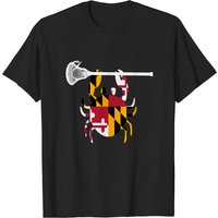 T-shirt Maryland Crab Lacrosse avec bâton pour garçons — T-shirts pour hommes