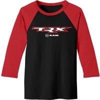 T-shirt de Baseball Ram Trucks Trx pour Hommes Noir/Rouge — T-shirts pour hommes