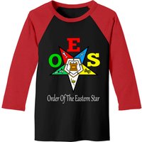 Oes Order Of The Eastern Star Logo Baseball Tee for Men — Mens T Shirts