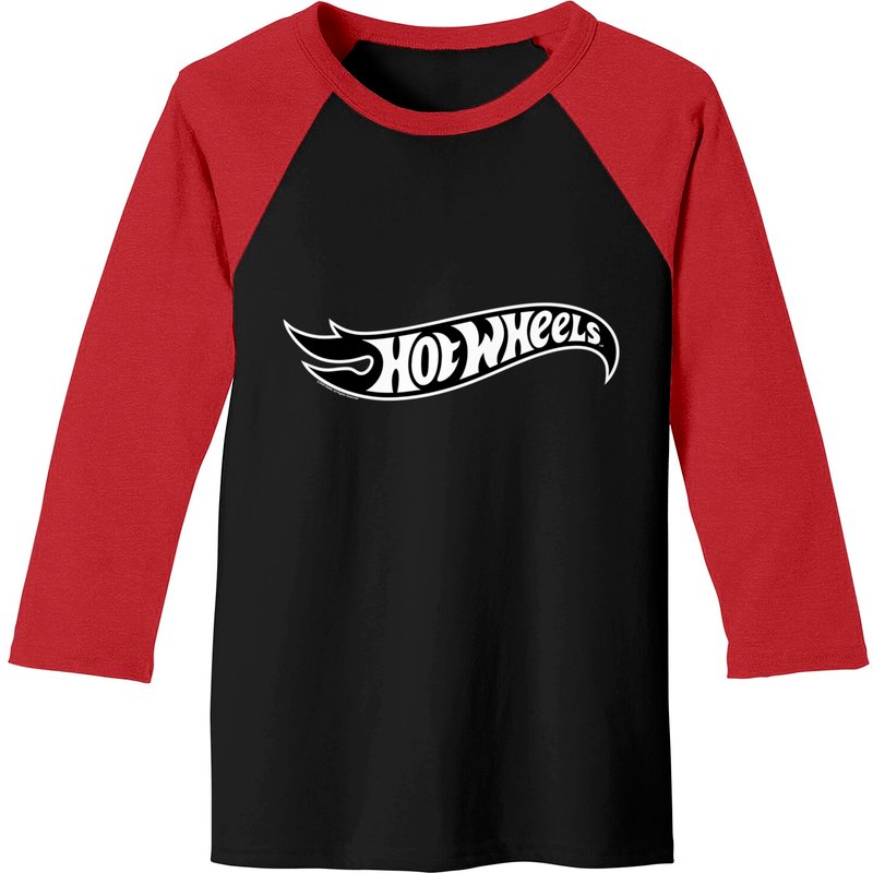 T-shirt de baseball avec logo Hot Wheels pour hommes — T-shirts pour hommes