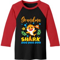 Grandma Shark Gift Baby Shark Family Matching Baseball Tee for Men — Mens T Shirts