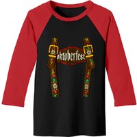 T-shirt Baseball Lederhosen Suspenders Oktoberfest Bavière Beer — T-shirts pour hommes