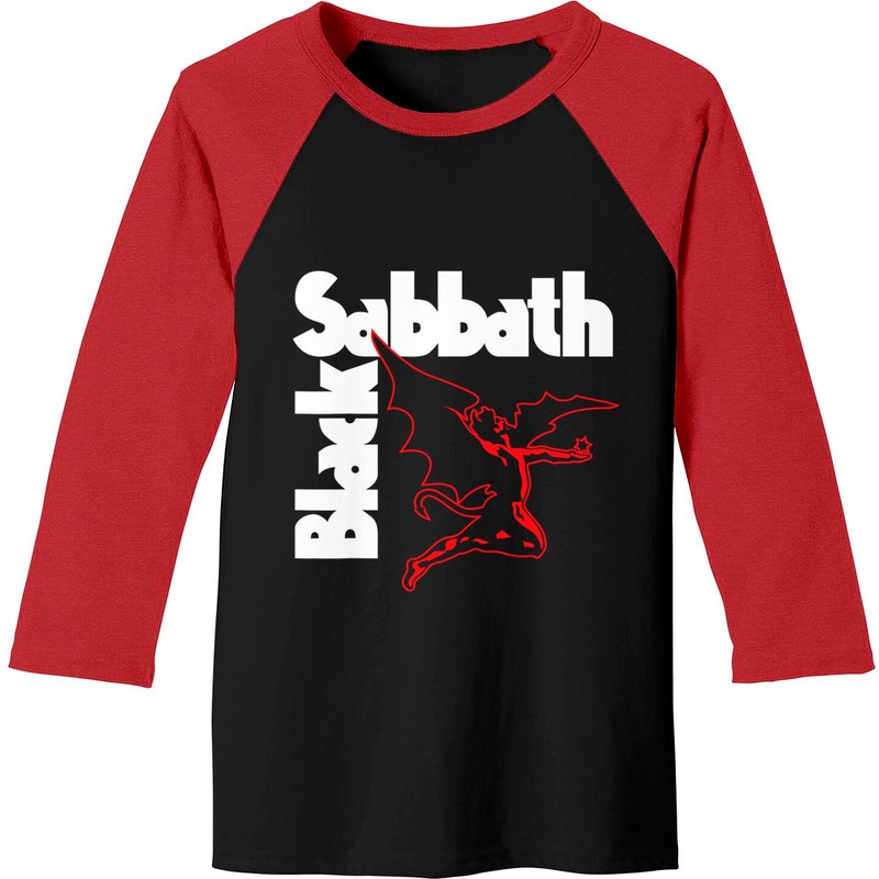 T-shirt de baseball Black Sabbath Official Creature pour hommes