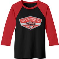 T-shirt de baseball pour hommes Dave Matthews Band - Noir/Rouge — T-shirts pour hommes