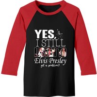 T-shirt de baseball Yes, I Still Listen To Elvis Presley pour hommes — T-shirts pour hommes