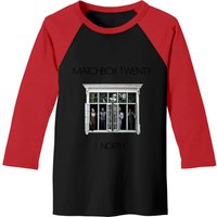 Matchbox 20 Men's Baseball Tee in Black/Red — Mens T Shirts