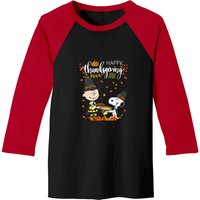 T-shirt de baseball Charlie Brown Snoopy pour l'Action de grâce — T-shirts pour hommes