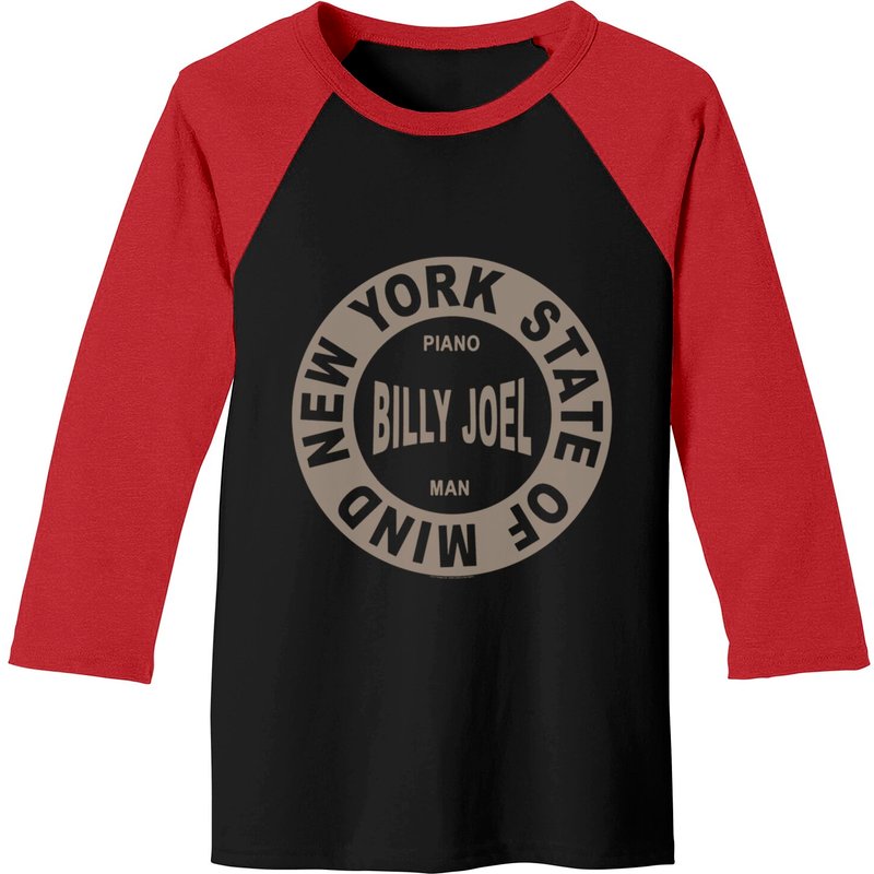 T-shirt de baseball pour hommes Billy Joel New York State Of Mind — T-shirts pour hommes