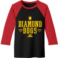 Ted Lasso Diamond Dogs Logo Baseball Tee for Men — Mens T Shirts