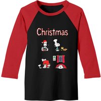 Christmasto Do List Men's Baseball Tee Black/Red — Mens T Shirts