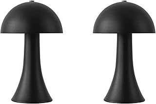 Lampe de bureau LED noire sans fil avec batterie de 1800mAh et gradation