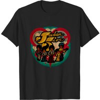 T-shirt Vintage Jackson 5 pour hommes en noir