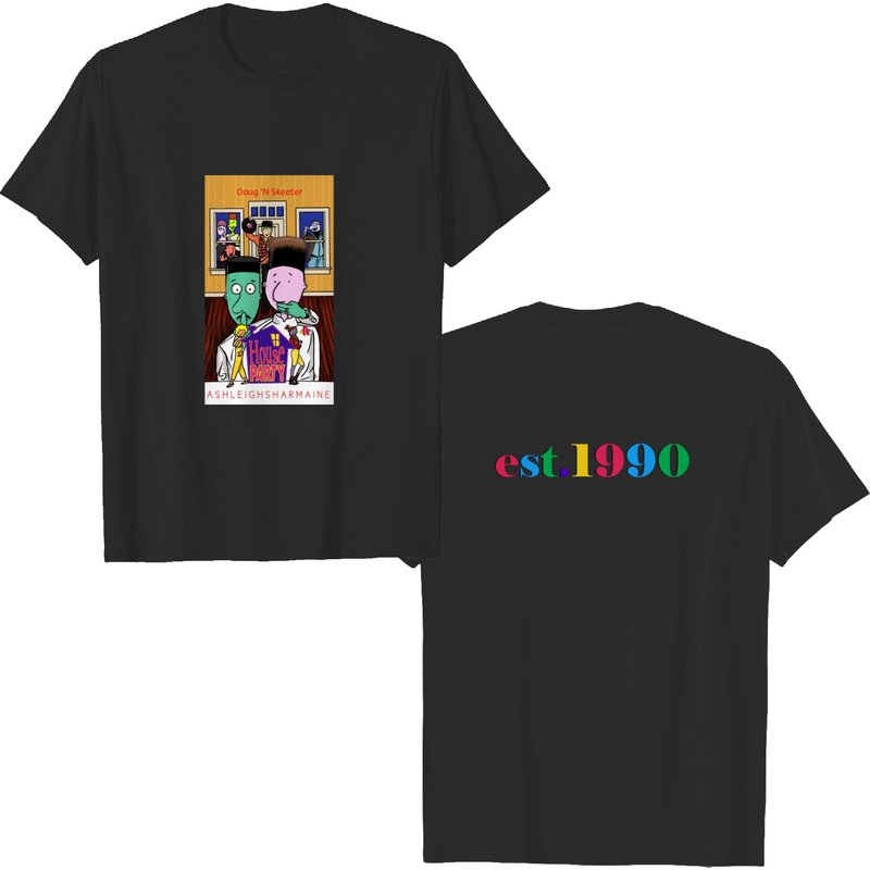 T-shirt pour hommes Doug House Party - Noir