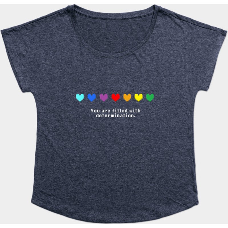 T-shirt pour hommes Undertale - Cœurs de détermination — T-shirts pour hommes