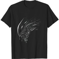 Alien Face Men's T-Shirt - Black