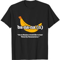 Psych - Banana - T-shirt pour hommes en noir — T-shirts pour hommes