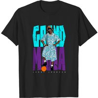 Grandmama Larry Johnson Men's T-Shirt in Black
