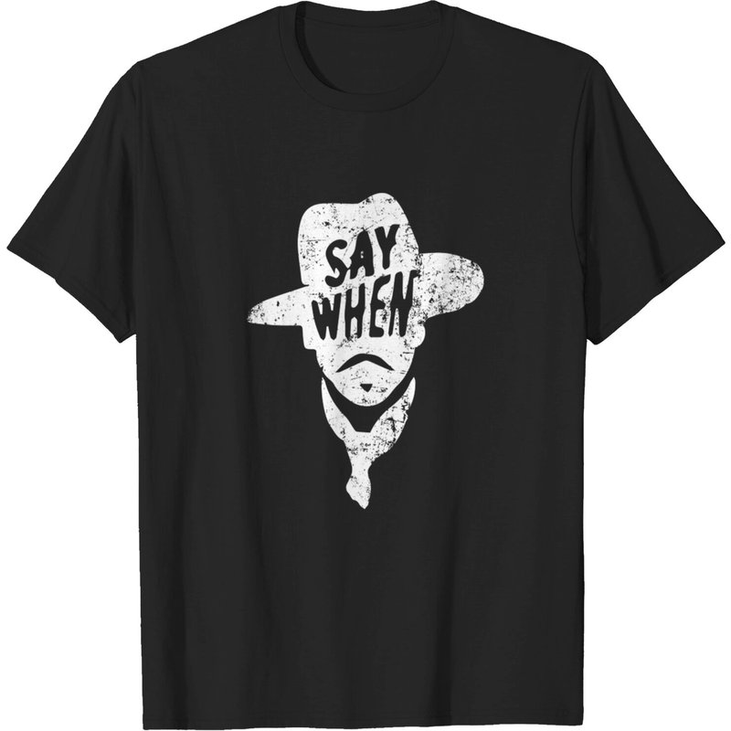 Say When Doc Holiday Men's T-Shirt — Mens T Shirts
