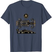 Jps Senna 1985 Race0006 John Player Special T-Shirt — Mens T Shirts