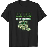 T-shirt No Pin Left Behind - Bowling Humor pour Hommes — T-shirts pour hommes