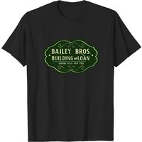 T-shirt Bailey Brothers Building & Loan Distressed It's A Wonderful Life