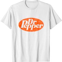 T-shirt noir pour hommes Dr Pepper