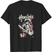 T-shirt noir pour hommes Jimi Hendrix 1960 — T-shirts pour hommes