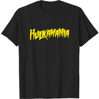 T-shirt Noir Hulkamania pour Hommes
