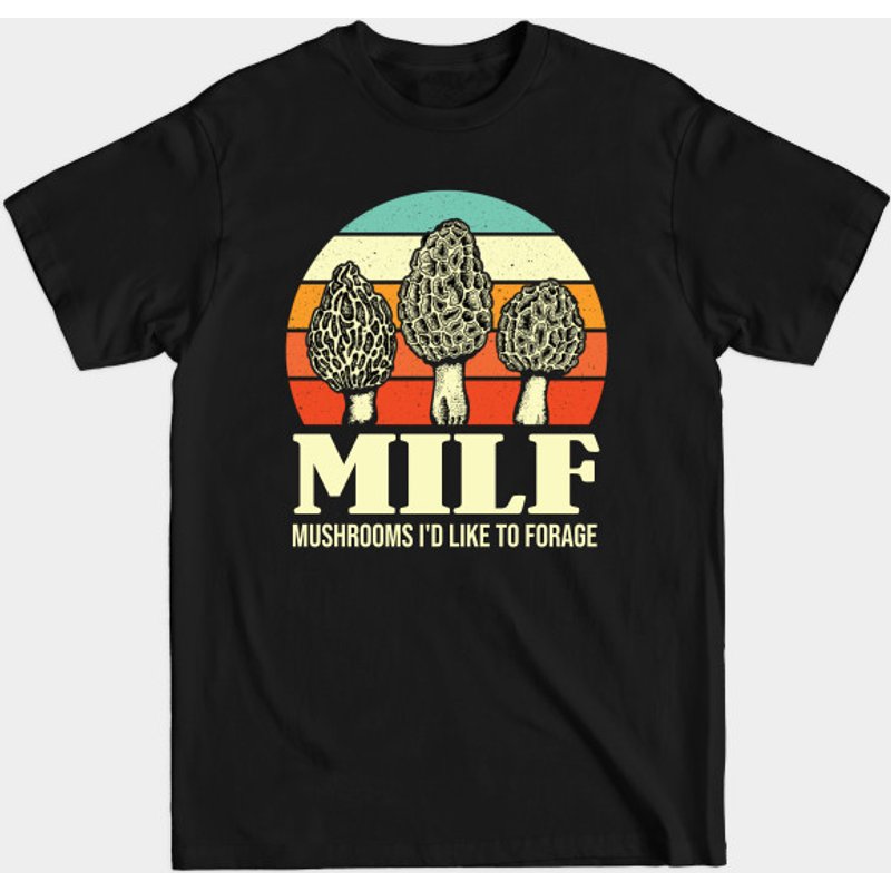T-shirt pour hommes MILF Mushrooms I'd Like To Forage