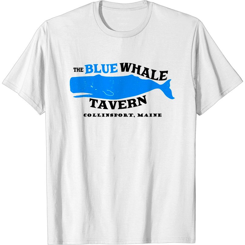 T-shirt Distressé Blue Whale Tavern Ombres Sombres pour Homme — T-shirts pour hommes
