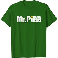 Mr. Pibb-Worn Men's Black T-Shirt