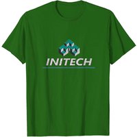 T-shirt Noir pour Hommes Initech — T-shirts pour hommes