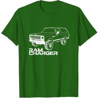 OBS Ram Charger White Print T-Shirt for Men