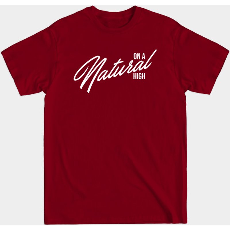 On A Natural High 2 - T-shirt Noir pour Homme — T-shirts pour hommes