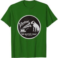 Victor Phonograph T-Shirt for Men - Black