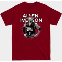 Allen Iverson Men's T-Shirt in Black