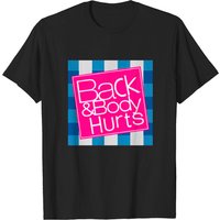 T-shirt pour hommes Back And Body Hurts en noir — T-shirts pour hommes