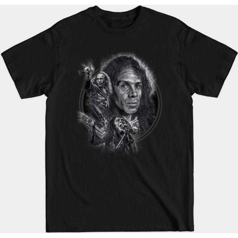 Dio Art - T-shirt pour hommes Dio en noir — T-shirts pour hommes