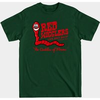 Red Wigglers WKRP in Cincinnati Distressed Men's T-Shirt