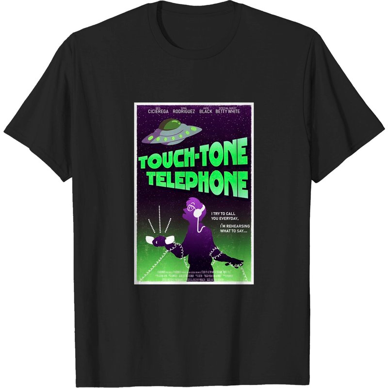 T-shirt Poster Téléphone Touch Tone - Lemon Demon - Noir pour Hommes — T-shirts pour hommes