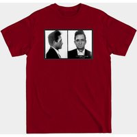 T-shirt Johnny Cash Mugshot L'Homme en Noir — T-shirts pour hommes