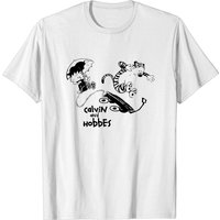 T-shirt pour hommes Fly Calvin And Hobbes