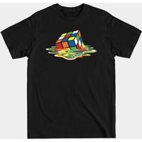 T-shirt Melting Rubik's Cube pour hommes