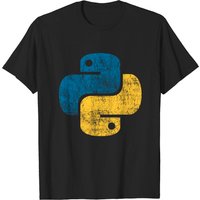 Vintage Python Programmer T-Shirt for Men