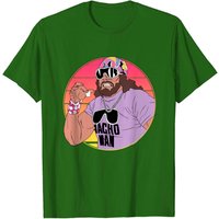 T-shirt Macho Man Randy Savage avec fond Vaporwave pour hommes — T-shirts pour hommes