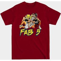 FAB 5 Men's T-Shirt - Black — Mens T Shirts
